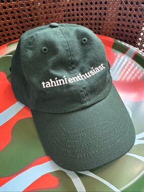 NWOT Soom Tahini Enthusiast Embroidered Dark Green Baseball Cap